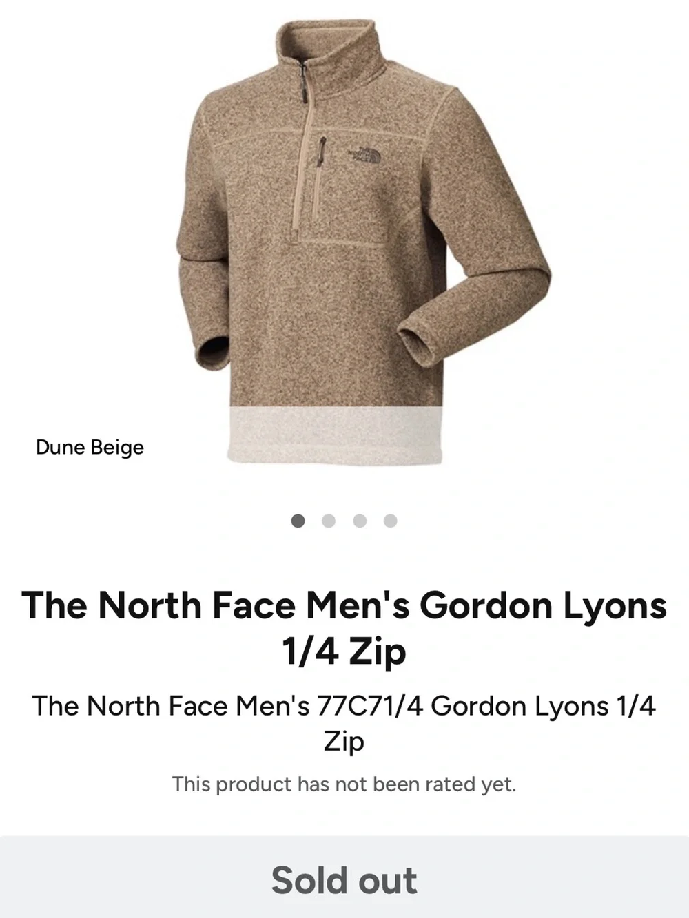 The North Face Men's Quarter-Zip Fleece Pullover - Olive